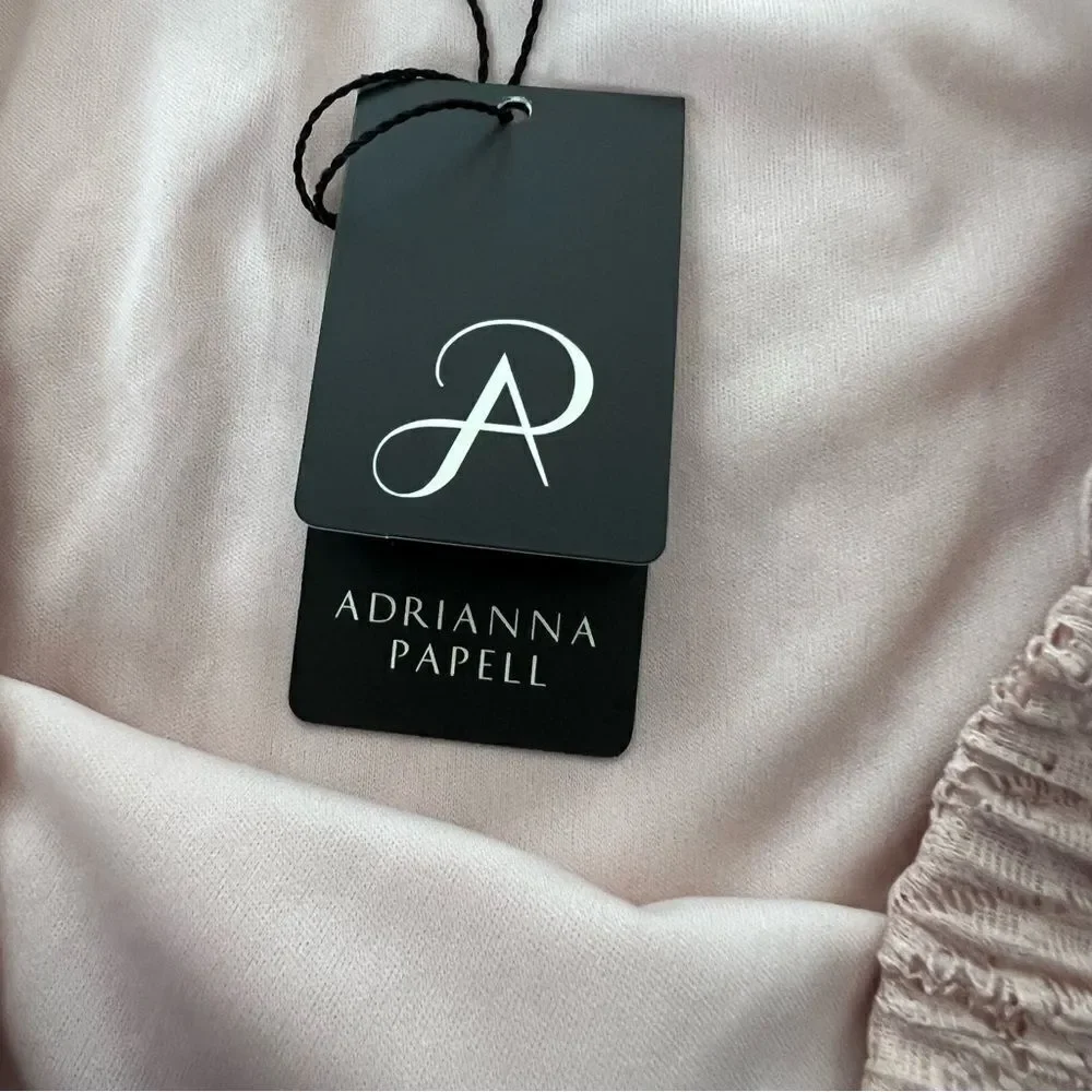🆕 Adrianna Papell Pleated Lace Pull On Skirt size M